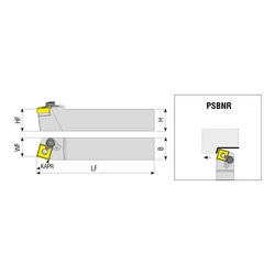 Kép 2/2 - PSBNL 4040 S19C esztergakés