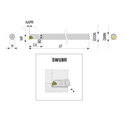 Kép 2/2 - S08H SWUBR 06-5.5 furatkés