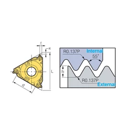 Kép 2/2 - IRM16-11 W PC3030T menetlapka C/B