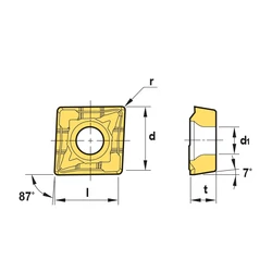 Imagine 2/2 - QCMT 10T304-CM PC5300 esztergalapka