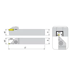 Imagine 2/2 - ADKT-K-R-2525-6-T25 beszúrókés