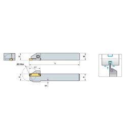 Kép 2/2 - KGEHR 1616-2-D32A esztergakés