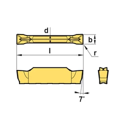 Kép 2/2 - KGGN 500-04-A H01 váltólapka