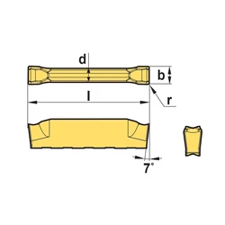 Kép 2/2 - KGMN 300-02-L PC5300 váltólapka