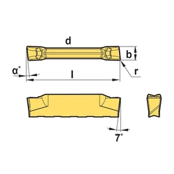 Kép 2/2 - KGMR 200-6D-RP PC5300 váltólapka