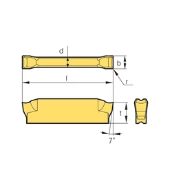 Kép 2/2 - MGMN 500-04-L PC5300 váltólapka