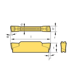 Kép 2/2 - MGMR 200-6D-PT H01 váltólapka