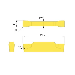 Kép 2/2 - PGMN400-04-MM NC3225 insert