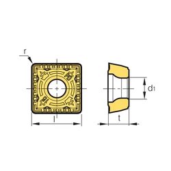 Kép 2/2 - SPMT 15M5☐☐ PD fúrólapka