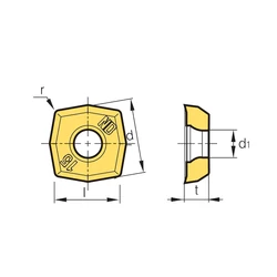 Kép 2/2 - XOET 0502☐☐ ND fúrólapka