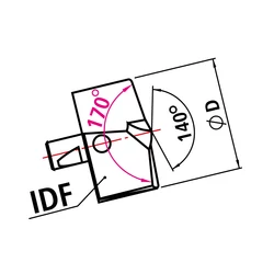 Kép 2/2 - IDF 475 TiAlN d=47