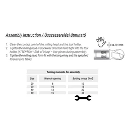 Kép 2/2 - 62120 Villáskulcs 10 mm