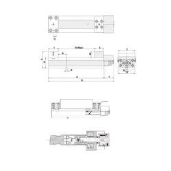 Kép 2/2 - AVK-160G/HV Mechanikus precíziós gépsatu erősokszorozóval