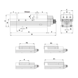 Kép 2/2 - AVM-160G/HV Mechanikus precíziós gépsatu erősokszorozóval