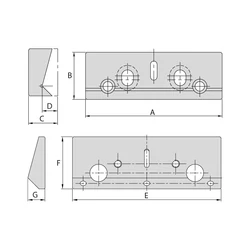 Kép 2/2 - Leszorító pofa HP603DA