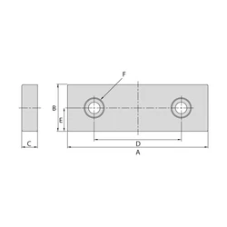 Imagine 2/2 - Standard előtétpofa AMP5401