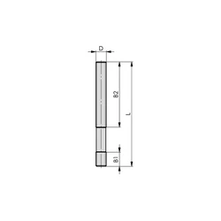 Kép 2/2 - Tőcsavar M10x80