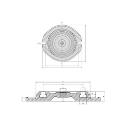 Kép 2/2 - Forgótalp ATW-40/ATD-460