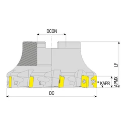 Kép 2/2 - AFM90-AP16-D050-A22-Z05-H feltűzhető sarokmaró