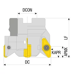 Imagine 2/2 - AFM90-VC2205-D080-A27-Z05-H feltűzhető sarokmaró