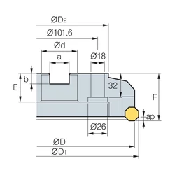 Kép 2/4 - AFOM 5200R feltűzhető síkmaró