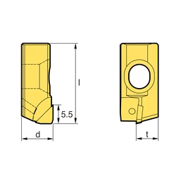 Kép 2/2 - BAMPR XAW DP150 PCD marólapka