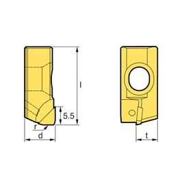 Kép 2/2 - BAMPR XAWR DP150 PCD marólapka