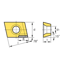 Kép 2/2 - CDEW 1204R NAF DP90-1 PCD marólapka