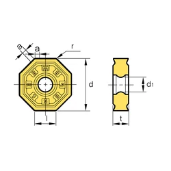 Kép 2/2 - ONHX 060608 ML marólapka