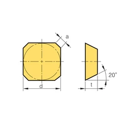 Kép 2/2 - SECN 1504AFFN G10 marólapka