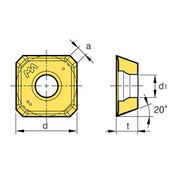 Kép 2/2 - SEET 0903AGFN MA marólapka