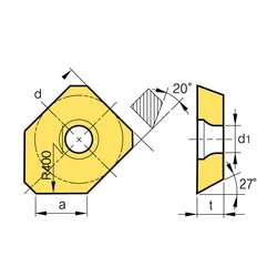Kép 2/2 - SEEW 14M4AGSN W PC5300 marólapka