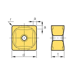 Kép 2/2 - SNMF 1206QNN MF marólapka
