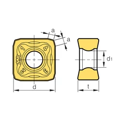 Kép 2/2 - SNEX 1206ENN MM marólapka