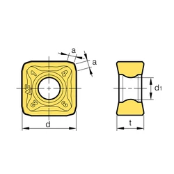 Kép 2/2 - SNMX 1206ENN MF marólapka