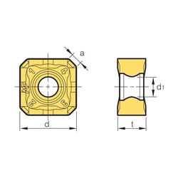 Kép 2/2 - SNEX 1206ANN MF marólapka
