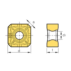 Kép 2/2 - SNEX 120612 MM PC6510 marólapka