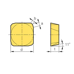Kép 2/2 - SPKN 1203 EDR SN400 kerámia marólapka