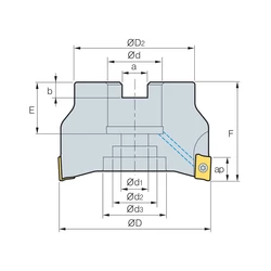 Kép 2/2 - AMCM 3050HS feltűzhető sarokmaró
