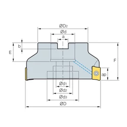 Kép 2/2 - AMCM 4100HS feltűzhető sarokmaró