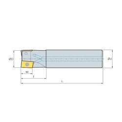 Kép 2/2 - AMS 3040HS-3M32 WE száras sarokmaró