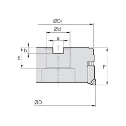 Imagine 2/2 - APDM 100R-PB8Z feltűzhető síkmaró