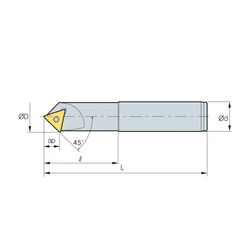 Kép 2/2 - CE 45-1600R-S20 száras élletörő