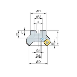 Kép 2/2 - FMACM 4100HR feltűzhető síkmaró