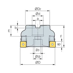 Kép 2/2 - FMPCM 4080S-A feltűzhető sarokmaró