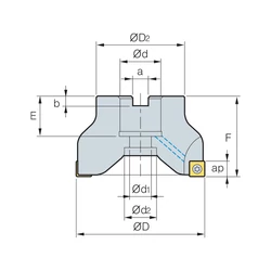 Kép 2/2 - FMPCM 3050HS feltűzhető sarokmaró