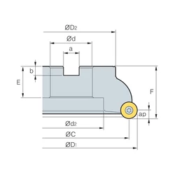 Kép 2/2 - FMRCM 6160RD körlapkás feltűzhető maró