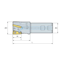 Kép 2/2 - PALS 050HR-3S32 száras sarokmaró