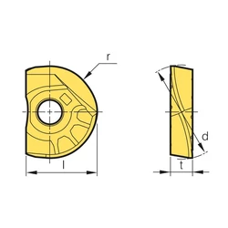 Kép 2/2 - LBH 100 PC210F marólapka