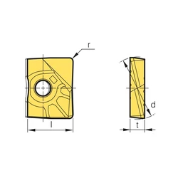 Kép 2/2 - LRH 100-R10 PC210F marólapka